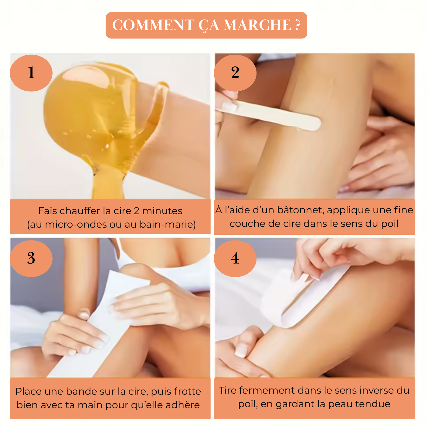 Kit de cire au miel