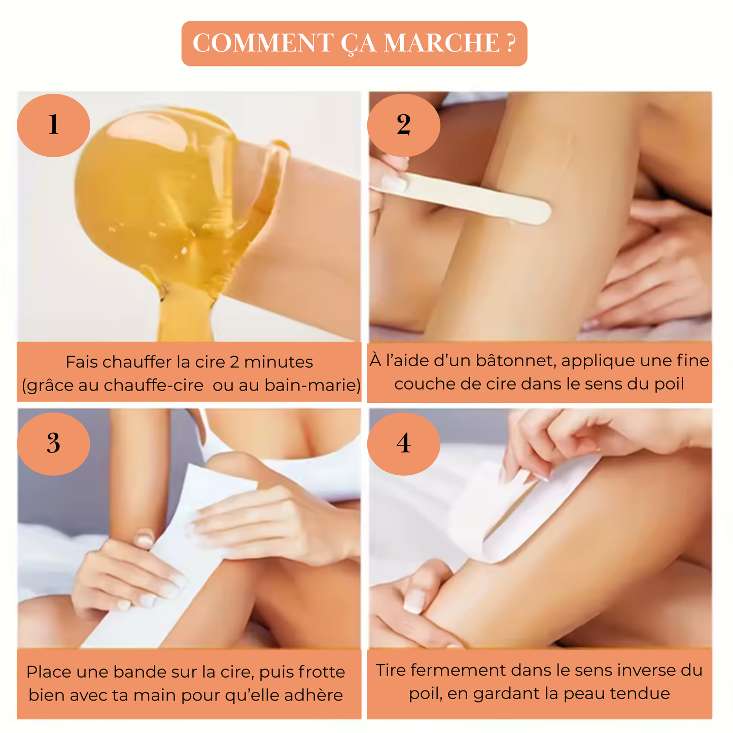 Kit de cire premium